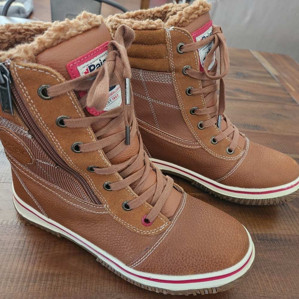 COPY - PAJAR Trooper 2.0 Saddle Tan Leather Pajar-Tex Waterproof Winter Boot Sz…